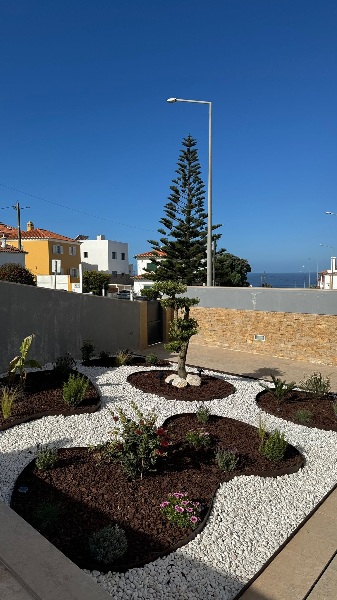 Garden with sea view